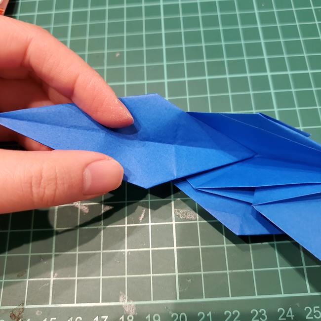 折り紙のペンギン 立体的な作り方折り方③完成(10)
