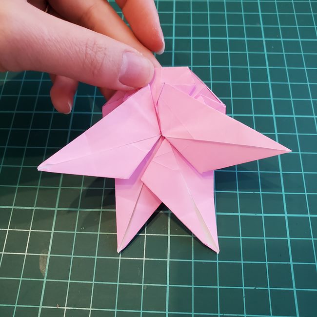 カービィの折り紙 難しい作り方折り方③からだ(24)