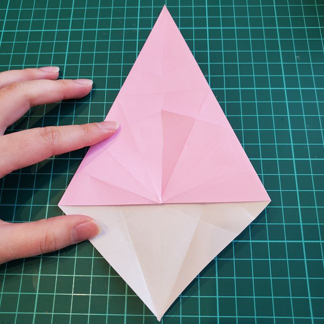 カービィの折り紙 難しい作り方折り方①基本(16)