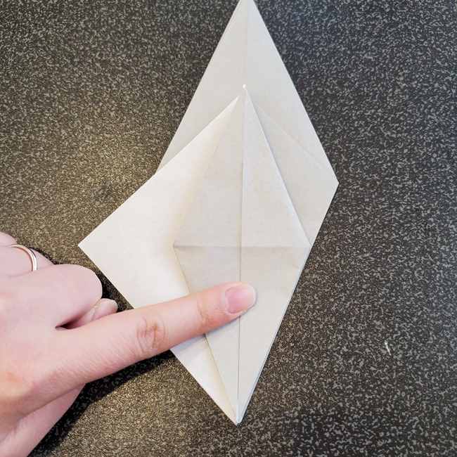 折り紙で作るカラス 難しいけどリアルな折り方作り方②全体(19)
