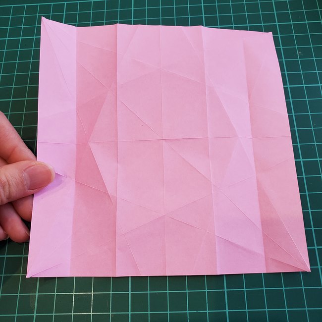カービィの折り紙 難しい作り方折り方②折り筋(7)