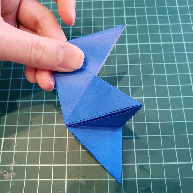 折り紙 パクパクカラスの折り方作り方(17)