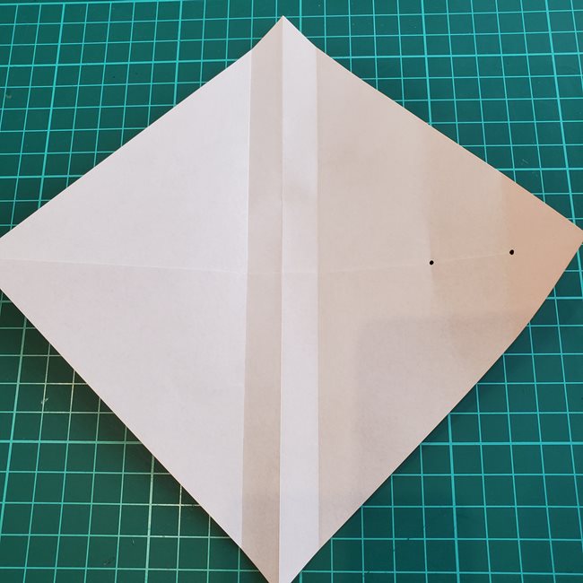 折り紙でしおりのペンギンの作り方折り方（平面の折り図）①羽(14)