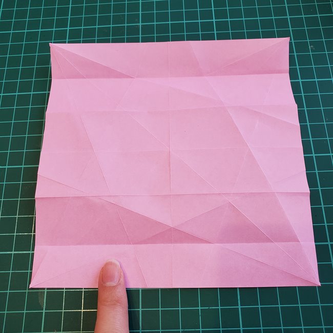 カービィの折り紙 難しい作り方折り方②折り筋(6)