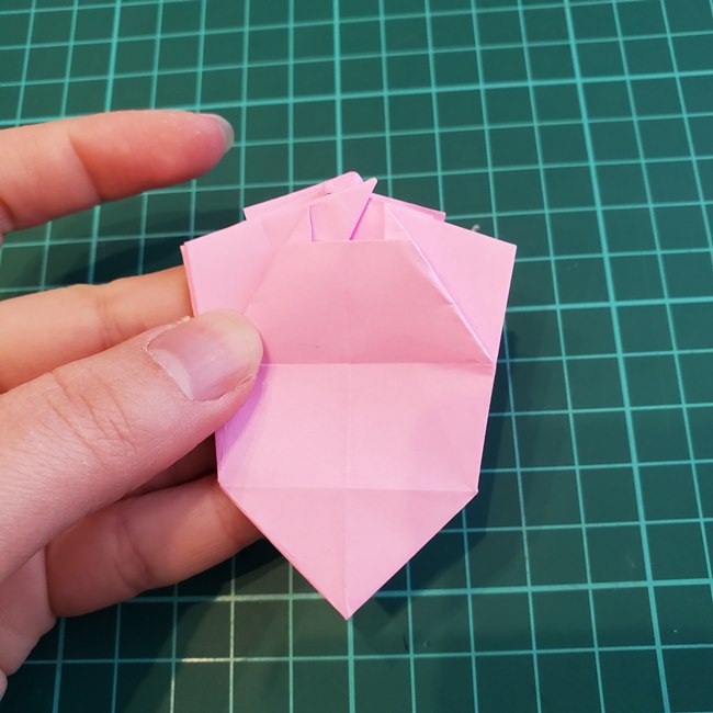 カービィの折り紙 立体の折り方作り方①からだ(24)
