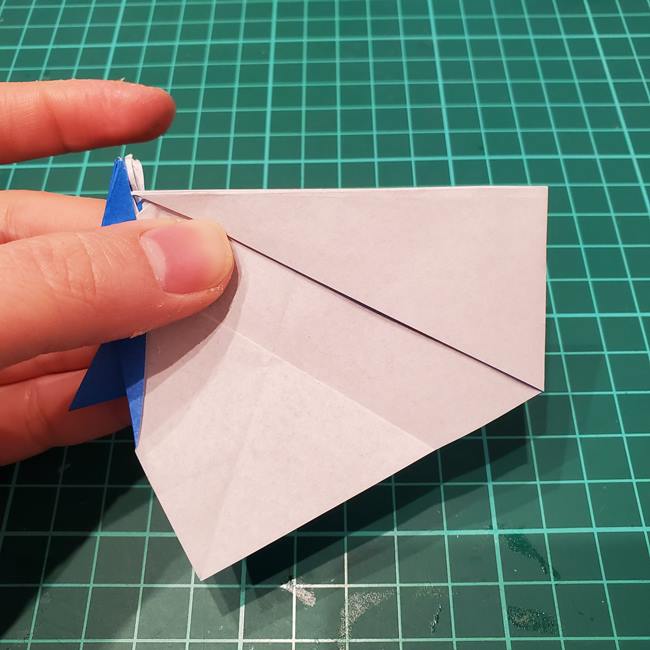 折り紙のペンギン 立体的な作り方折り方②足と羽(12)