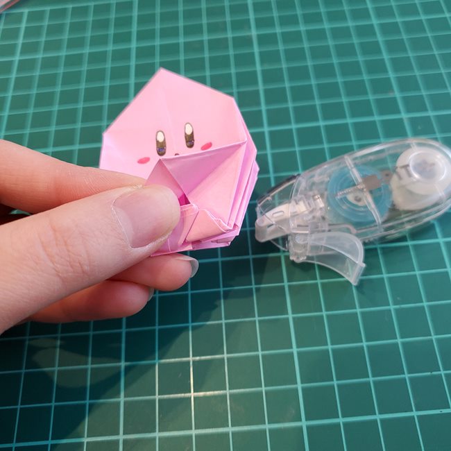 カービィの折り紙 立体の折り方作り方①からだ(29)