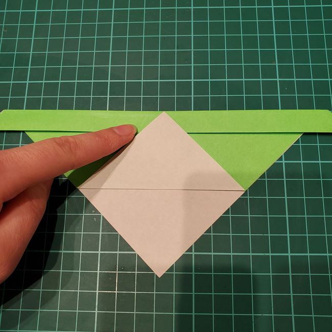 わんわんの折り紙 簡単な折り方作り方(5)
