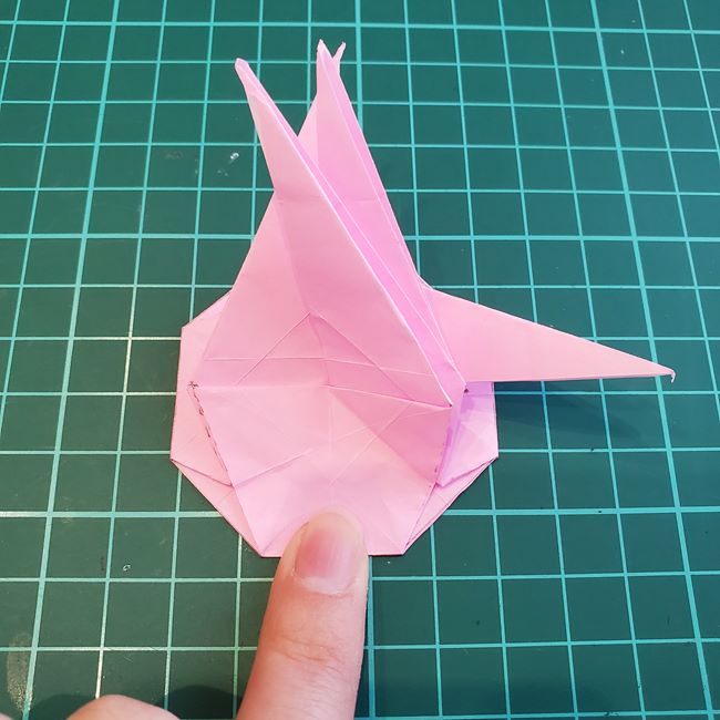 カービィの折り紙 難しい作り方折り方③からだ(15)