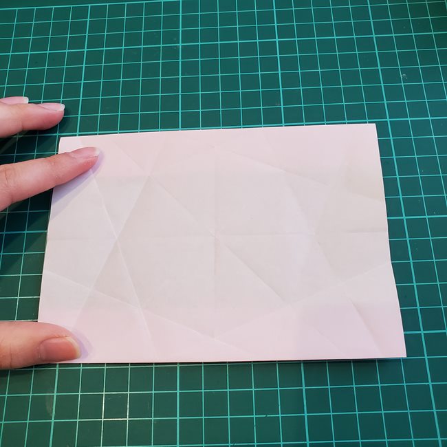 カービィの折り紙 難しい作り方折り方②折り筋(4)