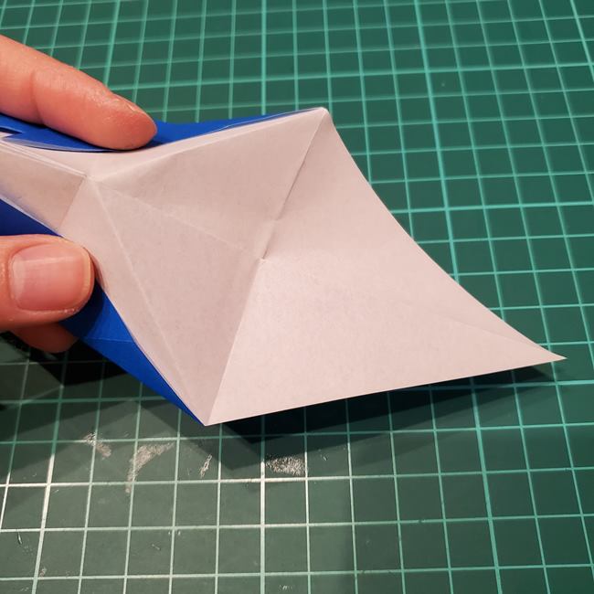 折り紙のペンギン 立体的な作り方折り方③完成(4)