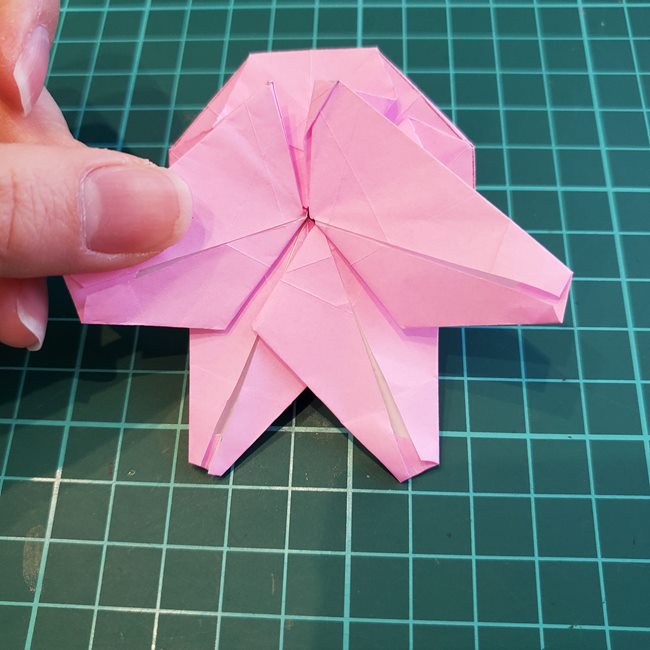 カービィの折り紙 難しい作り方折り方③からだ(29)