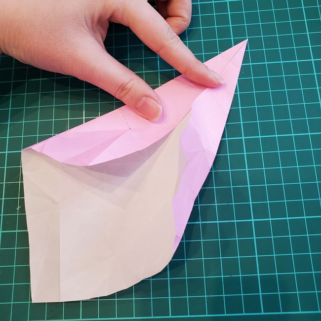 カービィの折り紙 難しい作り方折り方③からだ(2)