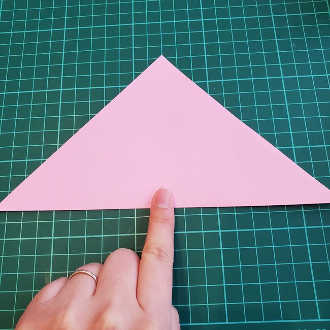 カービィの折り紙 難しい作り方折り方①基本(2)