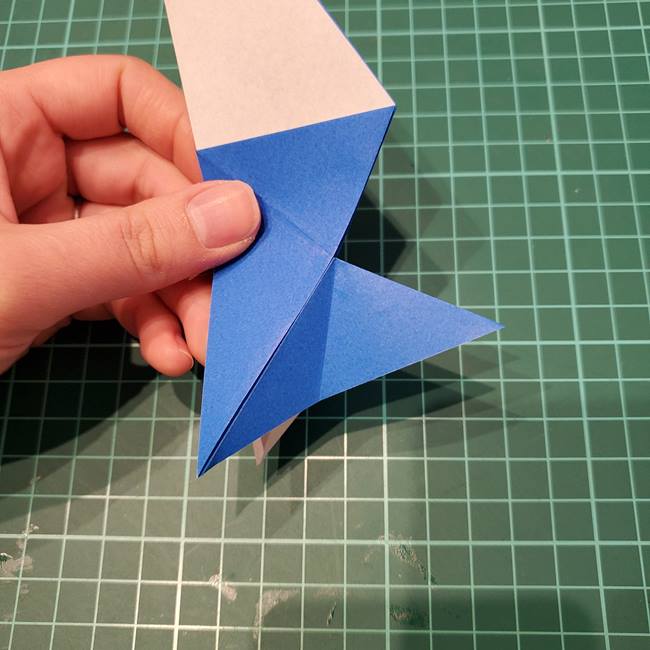 折り紙のペンギン 立体的な作り方折り方①基本(22)