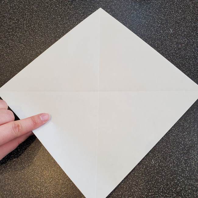 折り紙で作るカラス 難しいけどリアルな折り方作り方①基本(7)