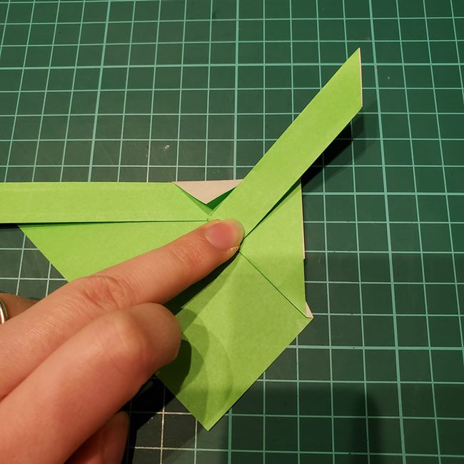 わんわんの折り紙 簡単な折り方作り方(10)