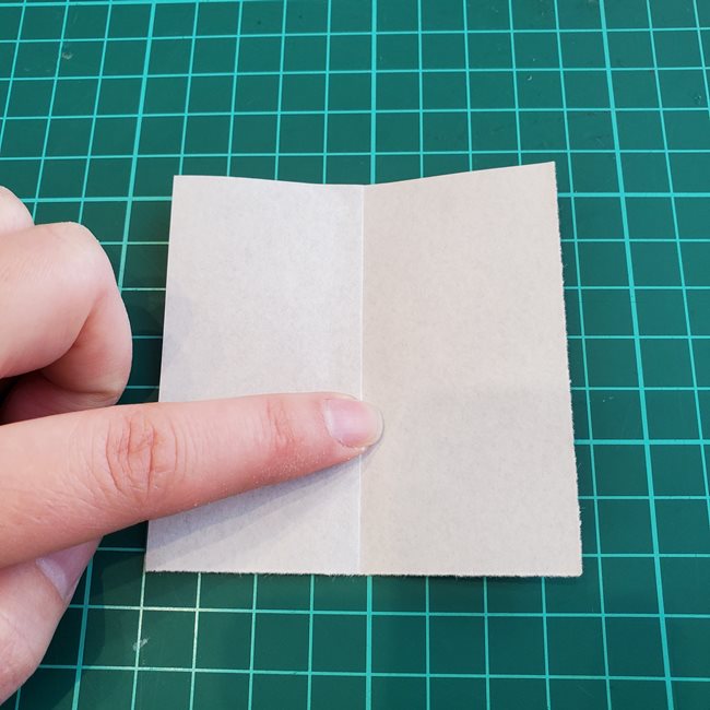 カラスを折り紙で可愛いく平面に作る作り方折り方①顔(3)