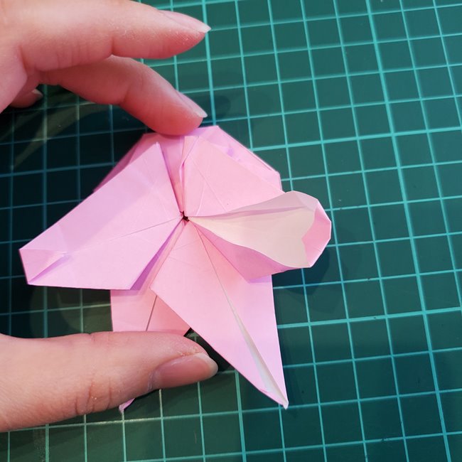 カービィの折り紙 難しい作り方折り方③からだ(26)