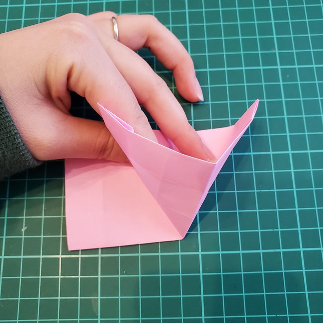 カービィの折り紙 立体の折り方作り方①からだ(13)