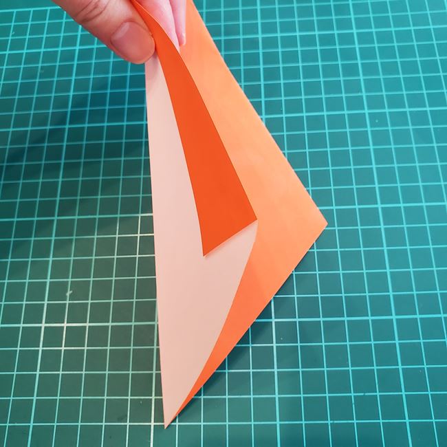 折り紙でペンギンが立つ折り方作り方(6)