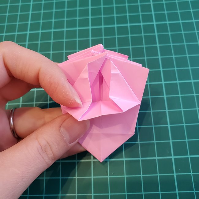 カービィの折り紙 立体の折り方作り方①からだ(23)
