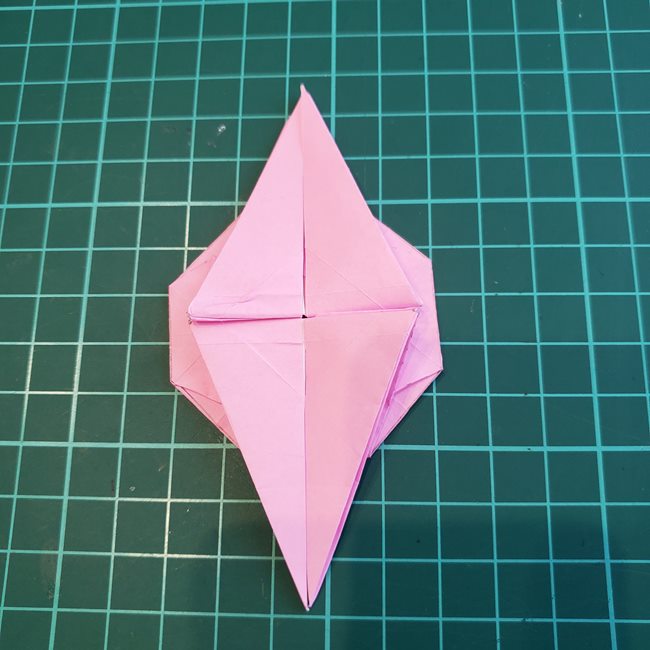 カービィの折り紙 難しい作り方折り方③からだ(17)