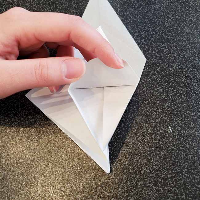 折り紙で作るカラス 難しいけどリアルな折り方作り方②全体(7)