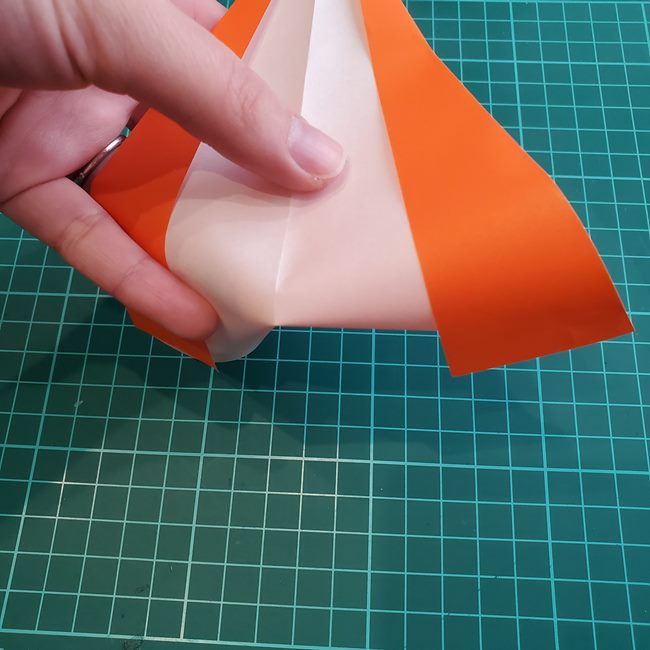 折り紙でペンギンが立つ折り方作り方(8)