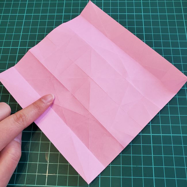 カービィの折り紙 難しい作り方折り方②折り筋(9)