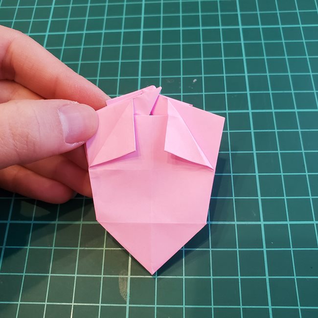 カービィの折り紙 立体の折り方作り方①からだ(22)