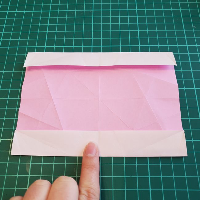 カービィの折り紙 難しい作り方折り方②折り筋(3)