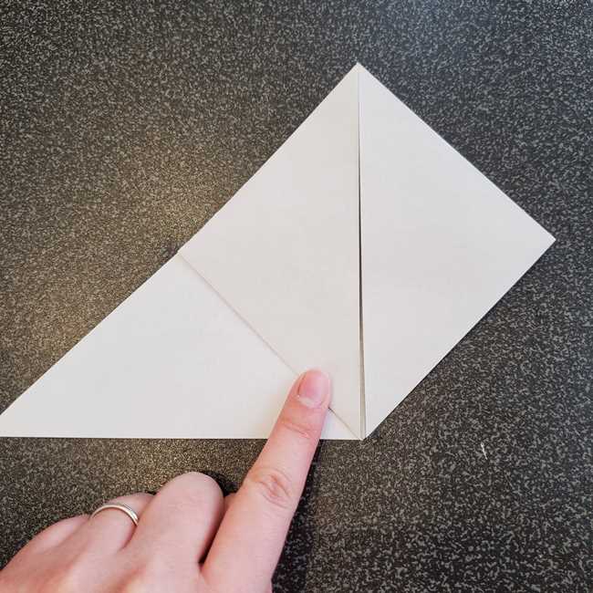 折り紙で作るカラス 難しいけどリアルな折り方作り方①基本(11)