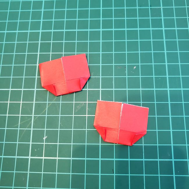 カービィの折り紙 立体の折り方作り方②足(10)