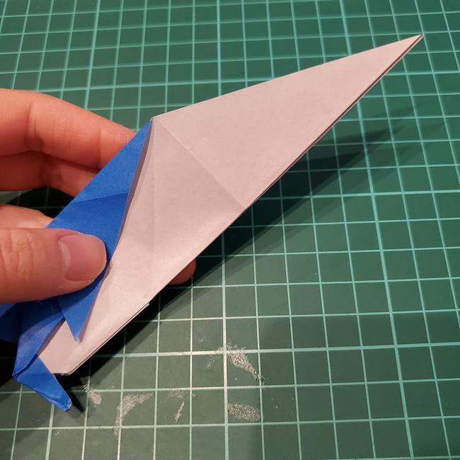 折り紙のペンギン 立体的な作り方折り方③完成(2)