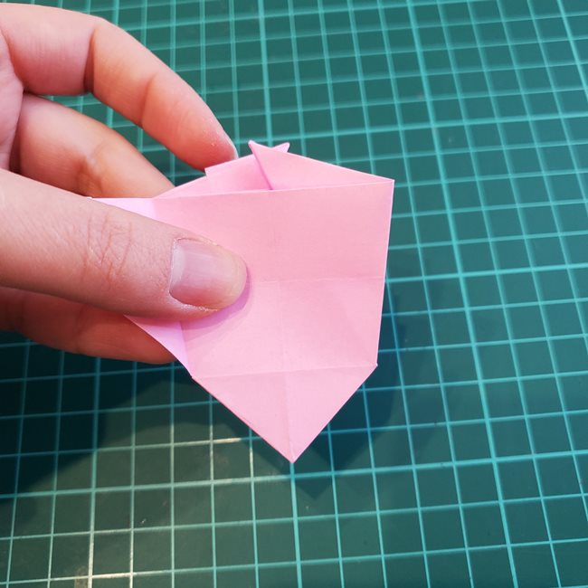 カービィの折り紙 立体の折り方作り方①からだ(20)