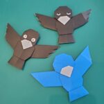 カラスの折り紙はかわいいのに簡単？平面の折り方作り方をご紹介