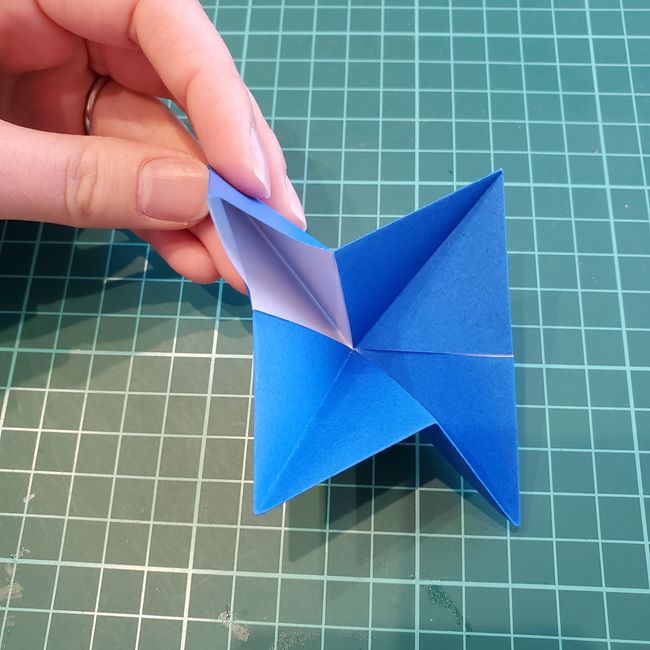 折り紙 パクパクカラスの折り方作り方(16)