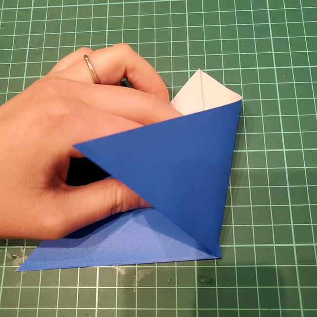折り紙のペンギン 立体的な作り方折り方①基本(4)