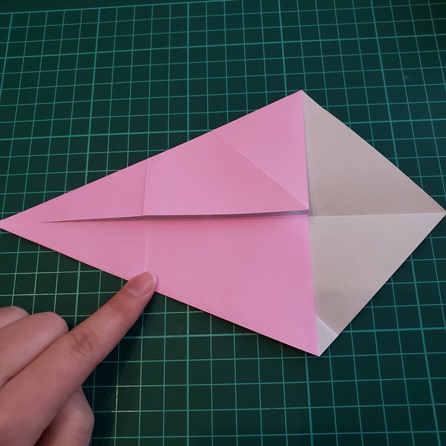 カービィの折り紙 難しい作り方折り方①基本(10)