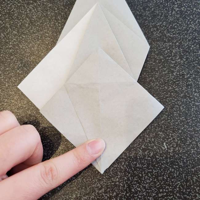 折り紙で作るカラス 難しいけどリアルな折り方作り方②全体(17)