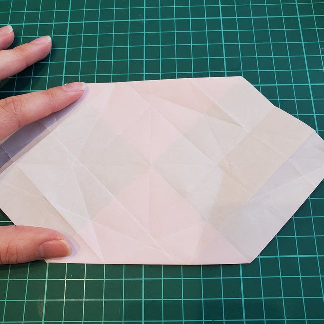 カービィの折り紙 難しい作り方折り方②折り筋(11)