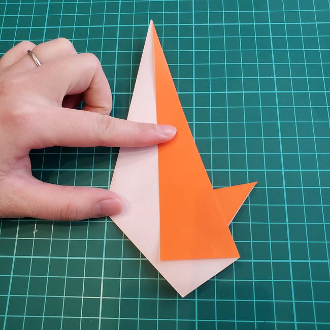 折り紙でペンギンが立つ折り方作り方(10)