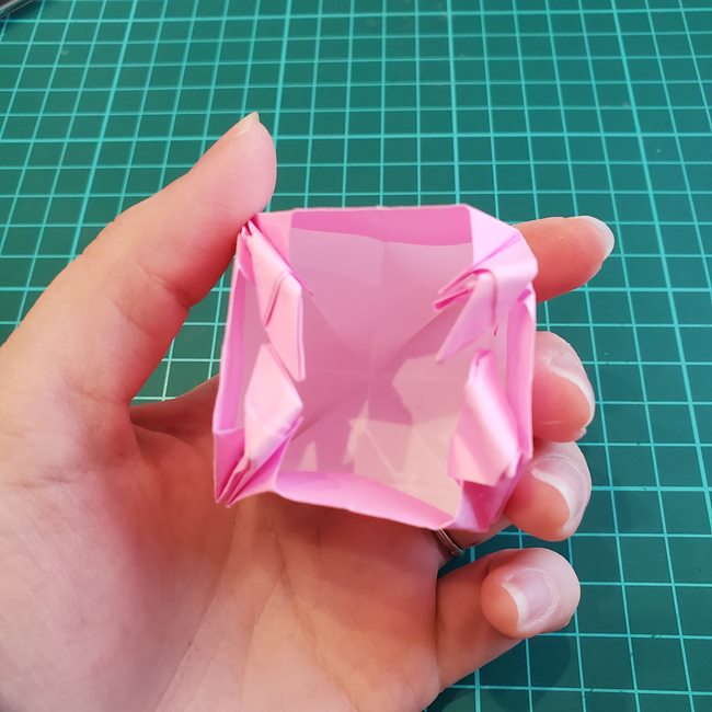 カービィの折り紙 立体の折り方作り方①からだ(30)