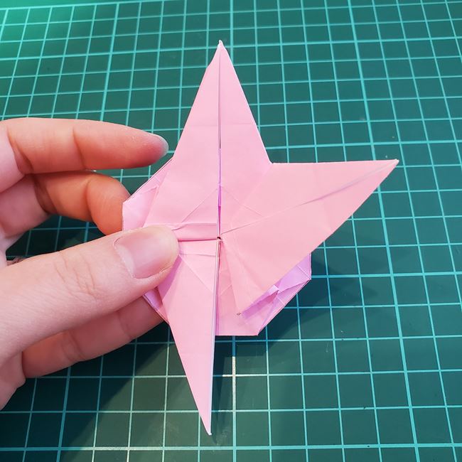 カービィの折り紙 難しい作り方折り方③からだ(20)