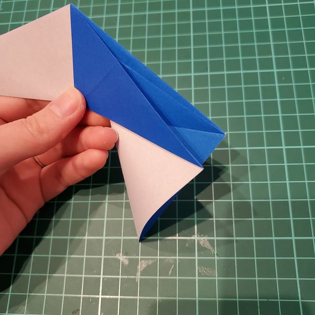 折り紙のペンギン 立体的な作り方折り方①基本(16)