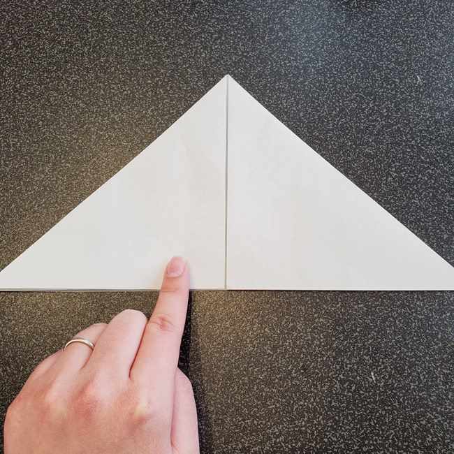折り紙で作るカラス 難しいけどリアルな折り方作り方①基本(8)
