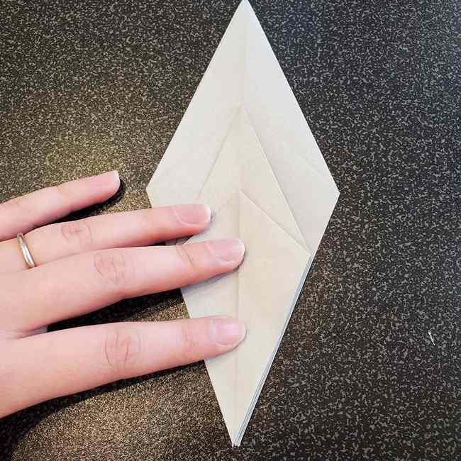 折り紙で作るカラス 難しいけどリアルな折り方作り方②全体(24)