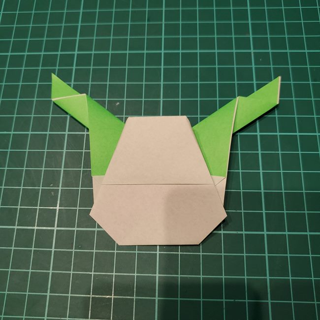 わんわんの折り紙 簡単な折り方作り方(13)