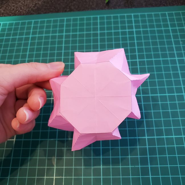 カービィの折り紙 難しい作り方折り方③からだ(8)